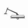 Global Door Controls Commercial Door Closer with Backcheck in Aluminum - Size 5 TC2205-BC-AL